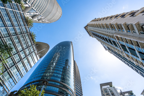 Photography modern office building in kuala lumpur