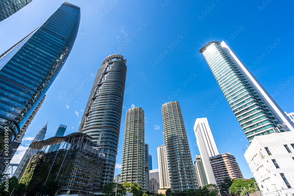 Fototapeta premium view of city