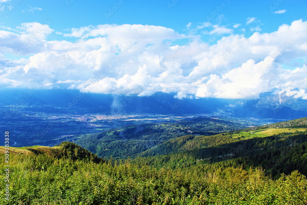 beautiful landscape with cloud and blue sky Particular landscape with the effect of the sun beautiful landscape with cloud and blue sky Particular landscape with the effect of the sun