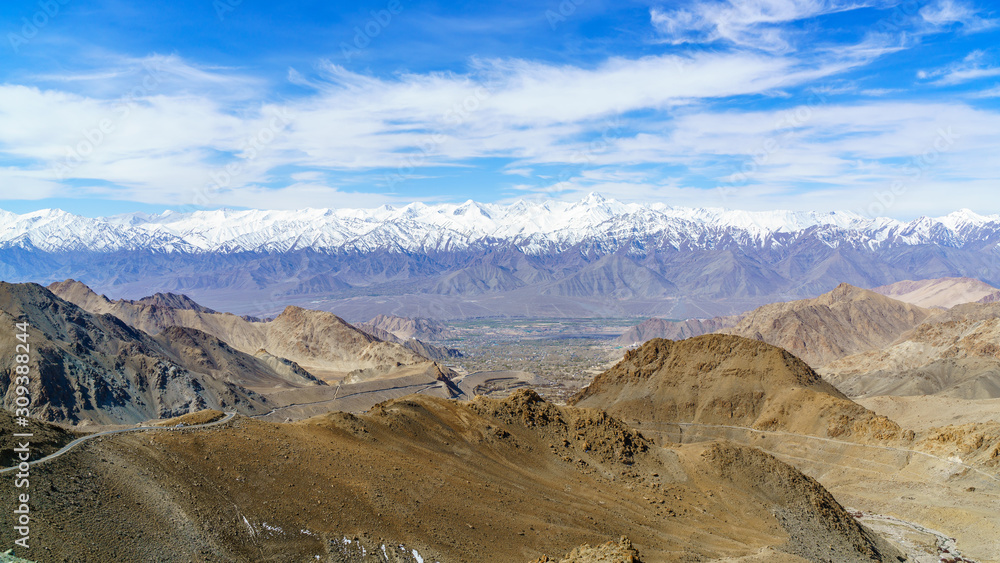 Himalayan mountain at Leh Ladakh ,India