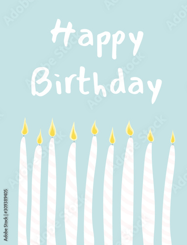 Wall Mural Birthday greeting cards