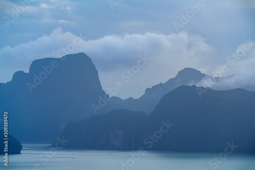 mountains and lake