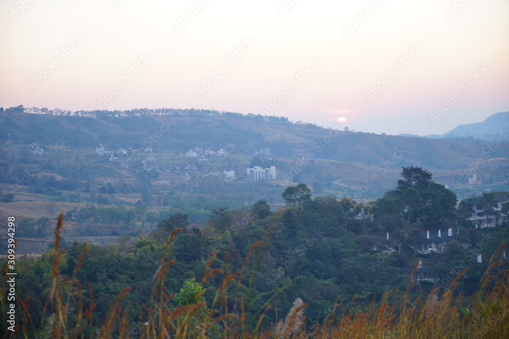 Fototapeta premium morning in the mountains