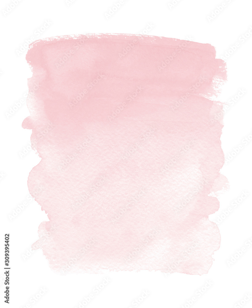 Blush pink watercolor stain Soft Gradient wash background Wedding Party