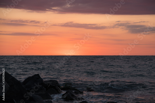 Sunrise over the ocean © Natalia