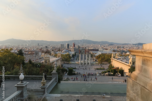 Fototapeta Naklejka Na Ścianę i Meble -  Spain, Barcelona panorama