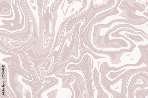 Marble texture. Dynamic liquid splash in light color. Wavy lines. Vector marble background for your design project.