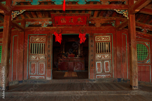 Temple entrance in Vietnam