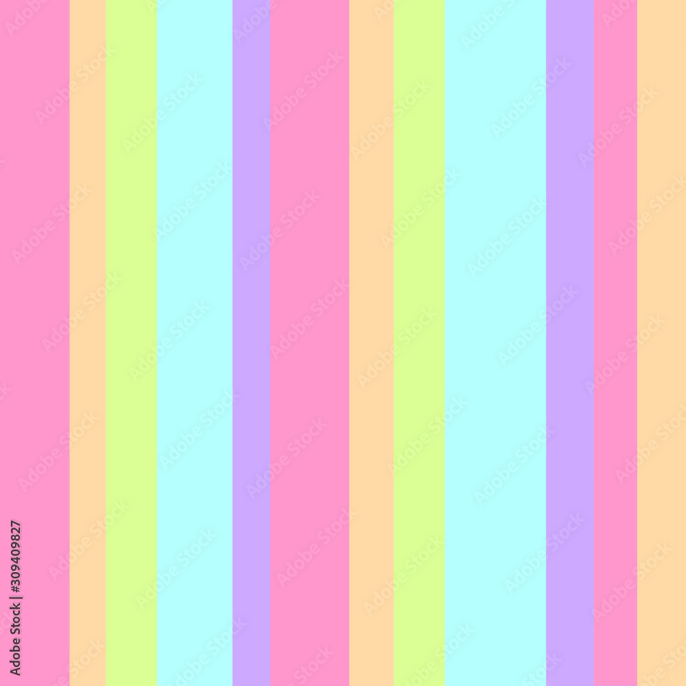 kawaii abstract background vertical lines pastel colors rainbow palette  vector de Stock | Adobe Stock