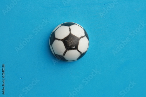 soccer ball toy in color background