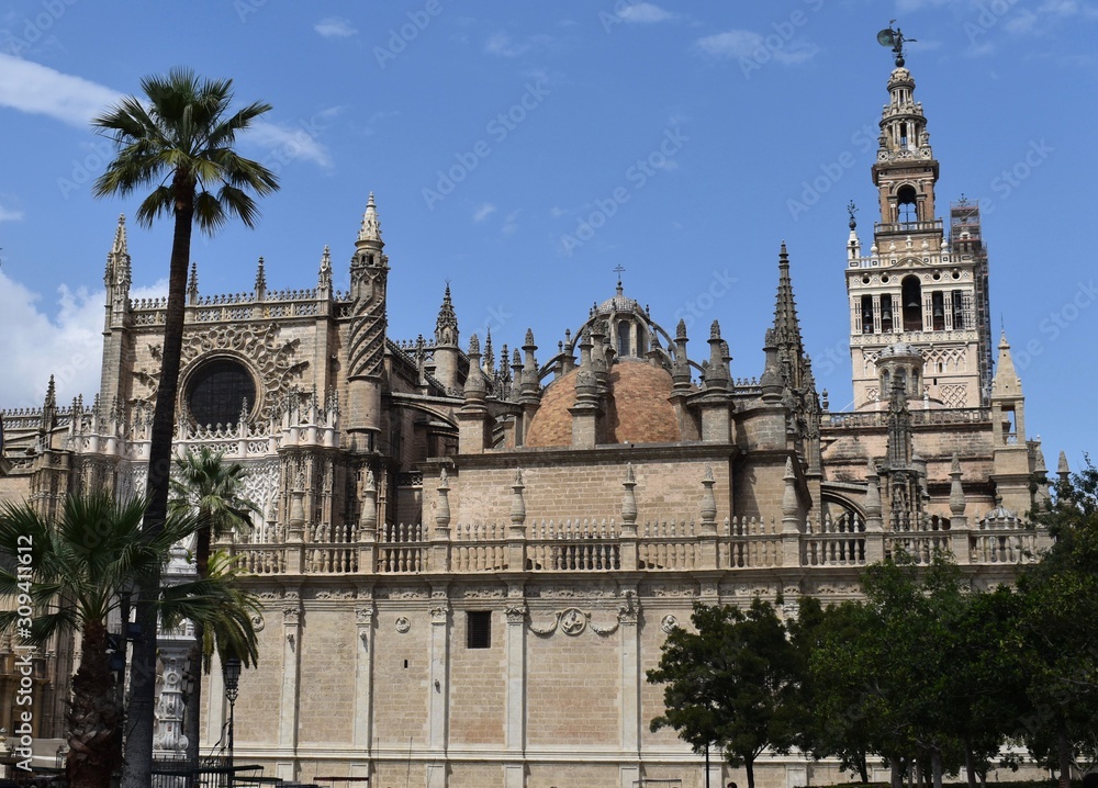 Kathedrale Sevilla Panorama