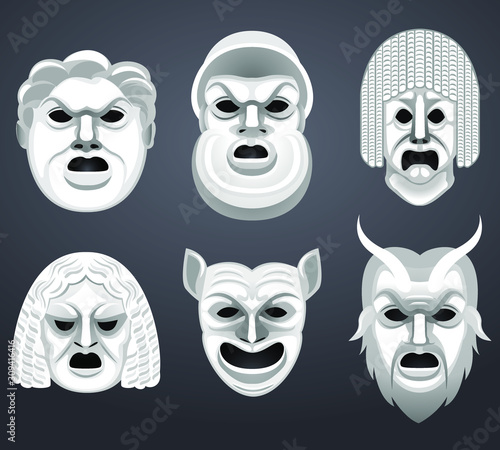 greek mask