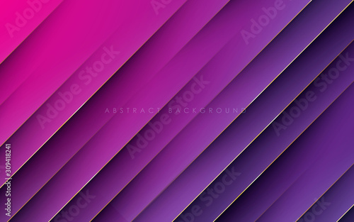 Modern texture purple and pink abstract background concept with gold line decoration