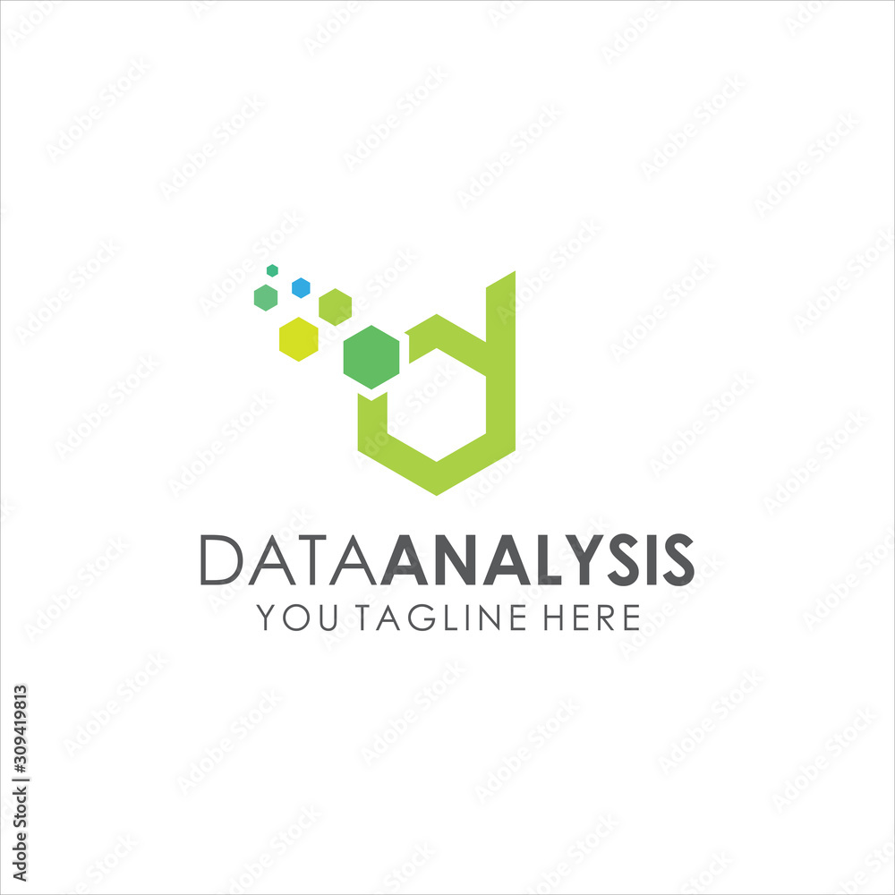 Data Analysis logo simple and modern Stock Vector | Adobe Stock