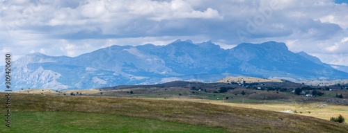 Northern Montenegro mountain pass Saddle