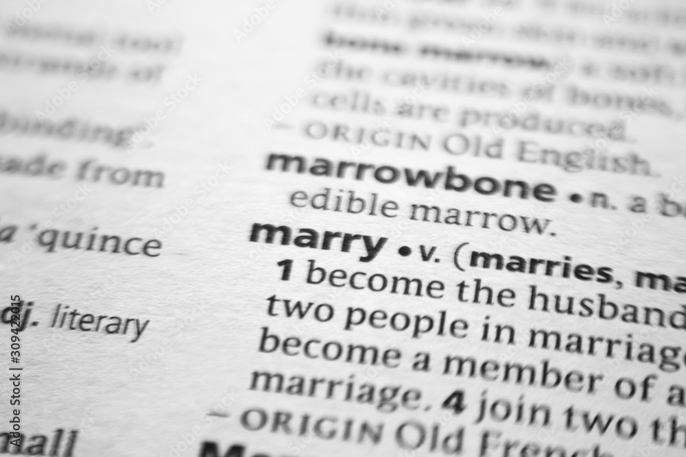 Word or phrase Marry in a dictionary. Word or phrase Marry in a dictionary.