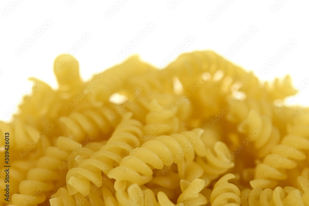 pasta on white background pasta on white background