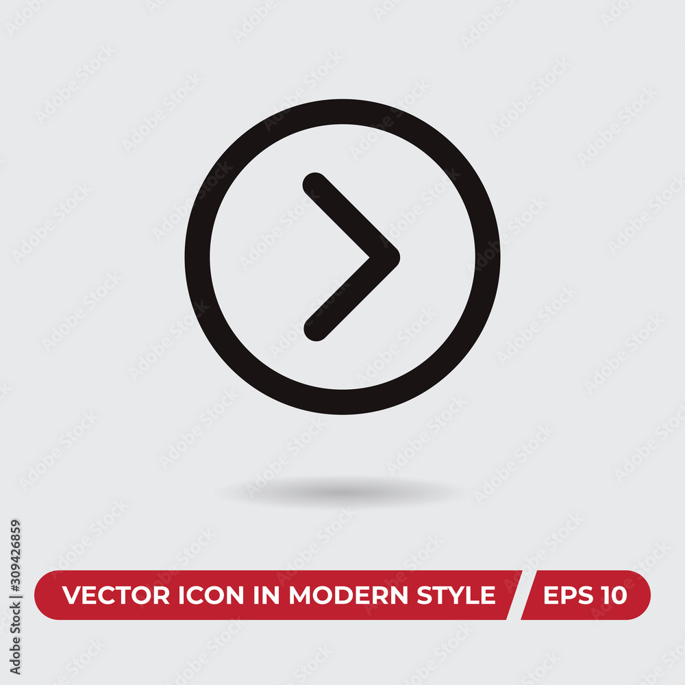 Next vector icon, simple sign for web site and mobile app. Next vector icon, simple sign for web site and mobile app.