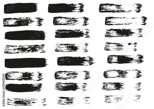 Wallpaper Mural Flat Paint Brush Thin Straight Lines High Detail Abstract Vector Background Set  Torontodigital.ca