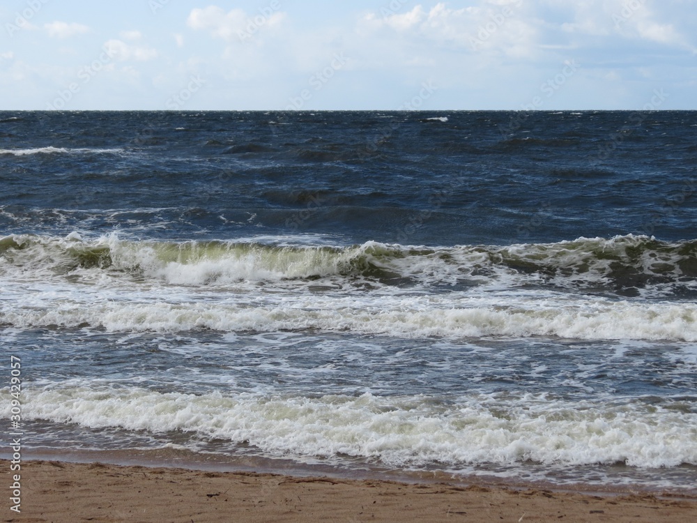 Baltic sea waves