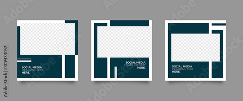 Modern promotion square web banner for social media post template. Elegant sale and discount promo backgrounds for digital marketing