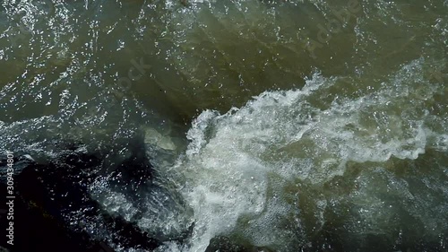 Wallpaper Mural rapid water flow mountain river Slow motion Torontodigital.ca