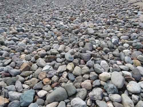 Pebbles on sea shore