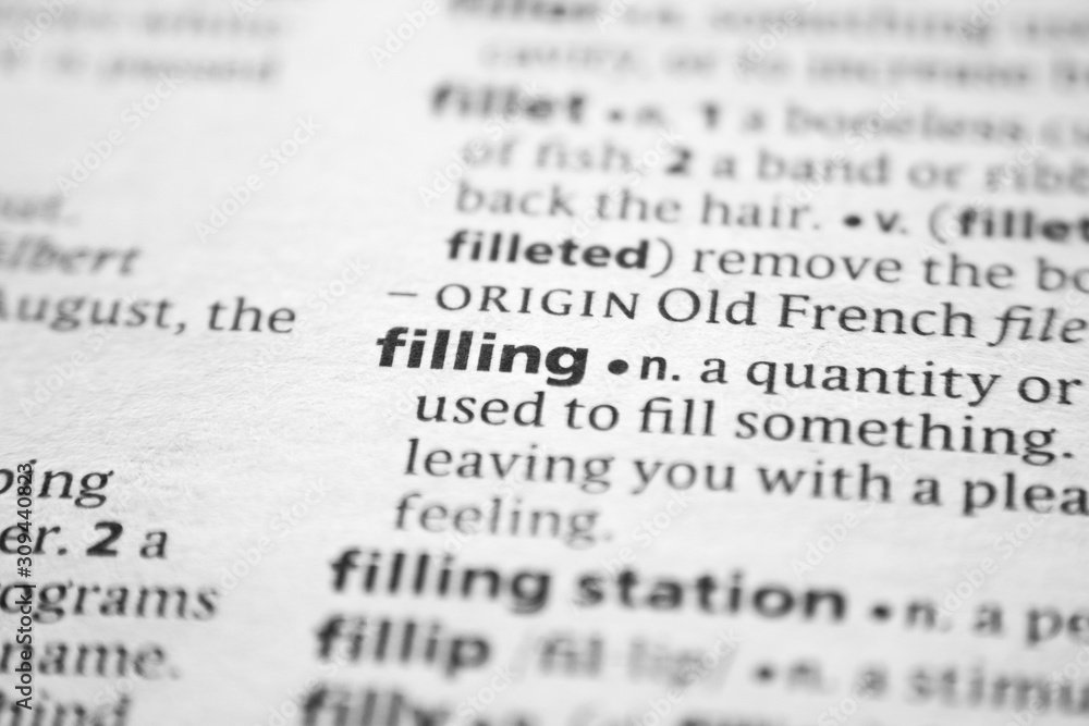 Word or phrase Filling in a dictionary. Word or phrase Filling in a dictionary.