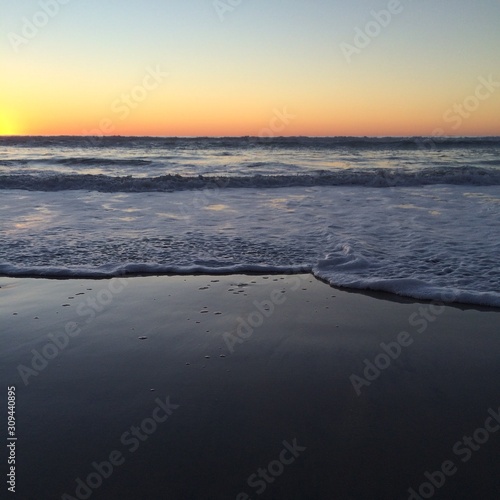 sunset on beach © Ariana
