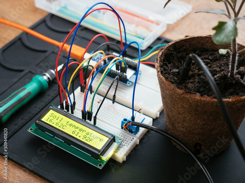 Soil temperature sensor prototype