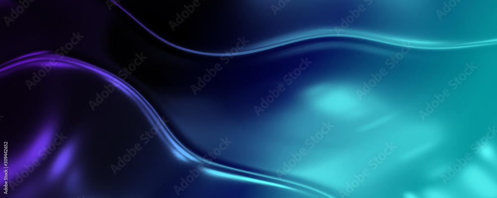 Obraz premium liquid abstract organic form, seamless loop animation 