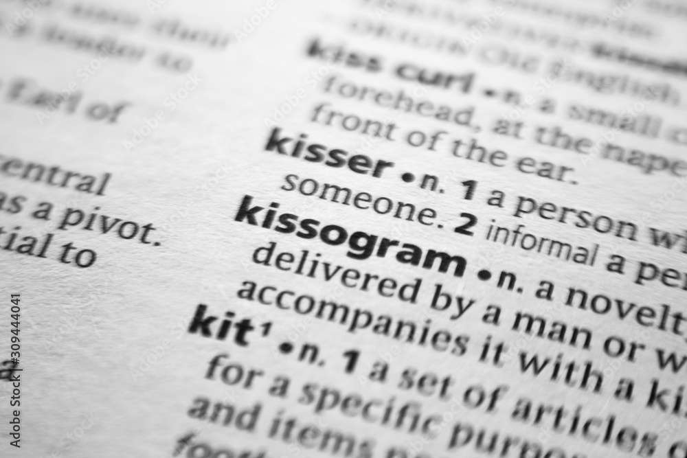 Word or phrase Kissogram in a dictionary. Word or phrase Kissogram in a dictionary.