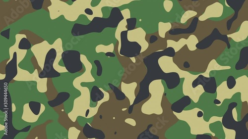 Army Jungle Camouflage Animated Background Looping Seamlessly