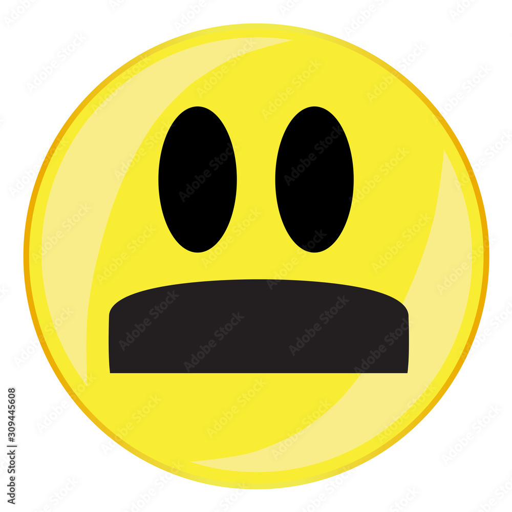 Walrus Mustache Smile Face Button Isolated Walrus Mustache Smile Face Button Isolated