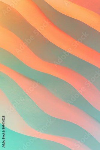 Paper and colorful lights abstract background