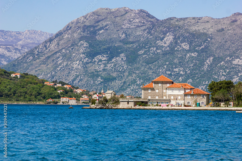  Sunny day on the Adriatic coast in Kotor in Montenegro