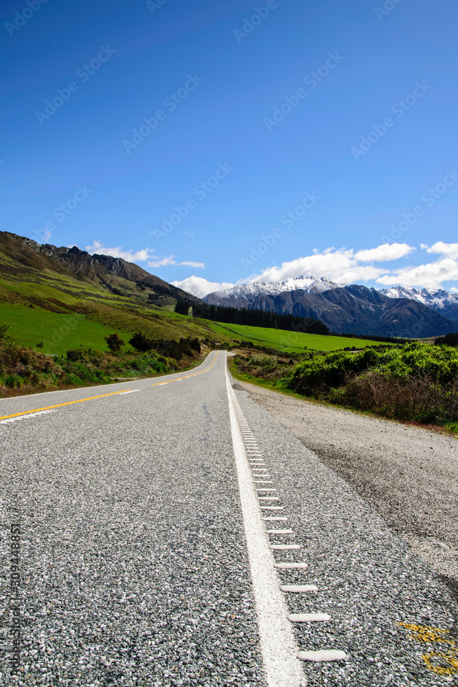 Naklejka premium New Zealand Road