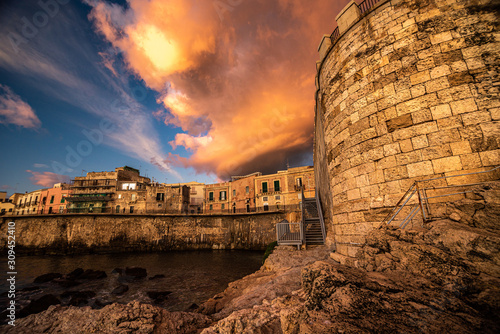 castle in sunset