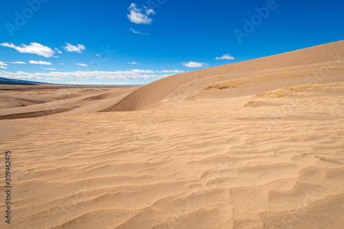 Wind Formed Patterns in the Sand Dunes