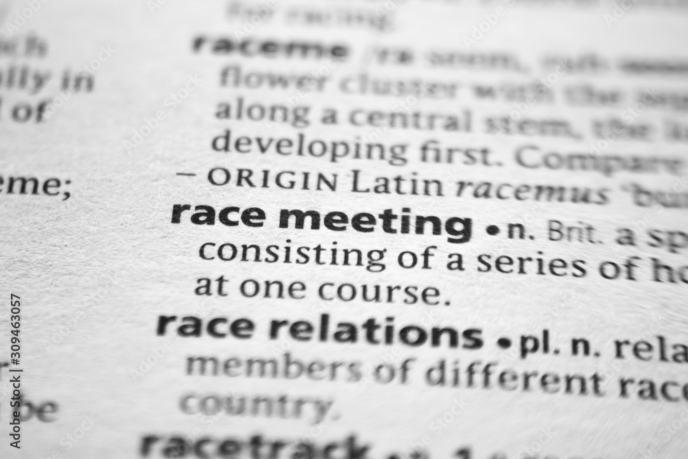Word or phrase Race meeting in a dictionary. Word or phrase Race meeting in a dictionary.