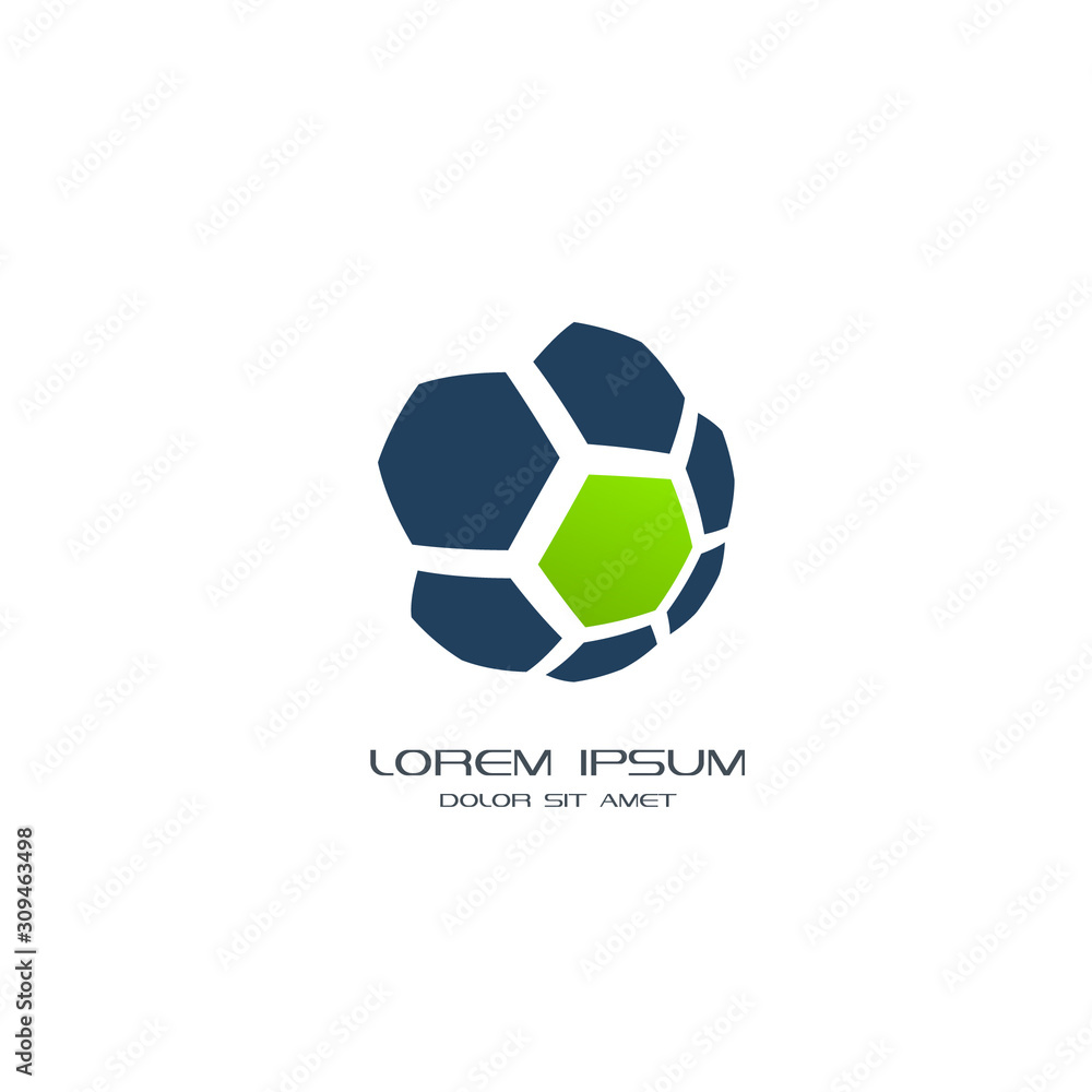 Fototapeta premium creative logo design world collection