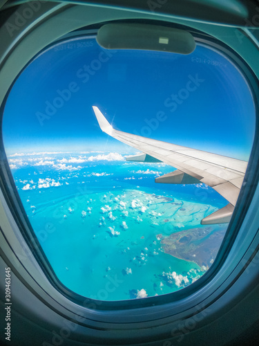 caribbean sea looked in the sky