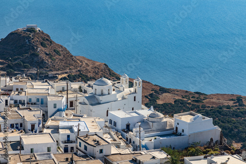 Houses, church and buildings in Plaka village