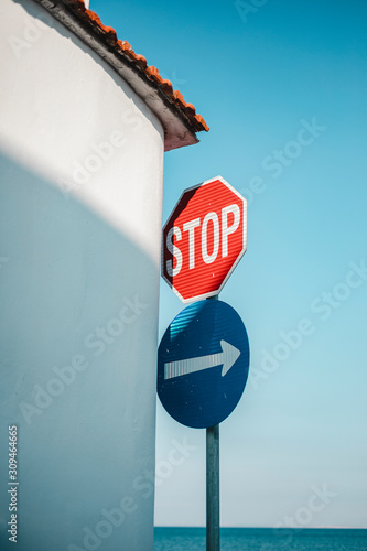 Stop sign photo