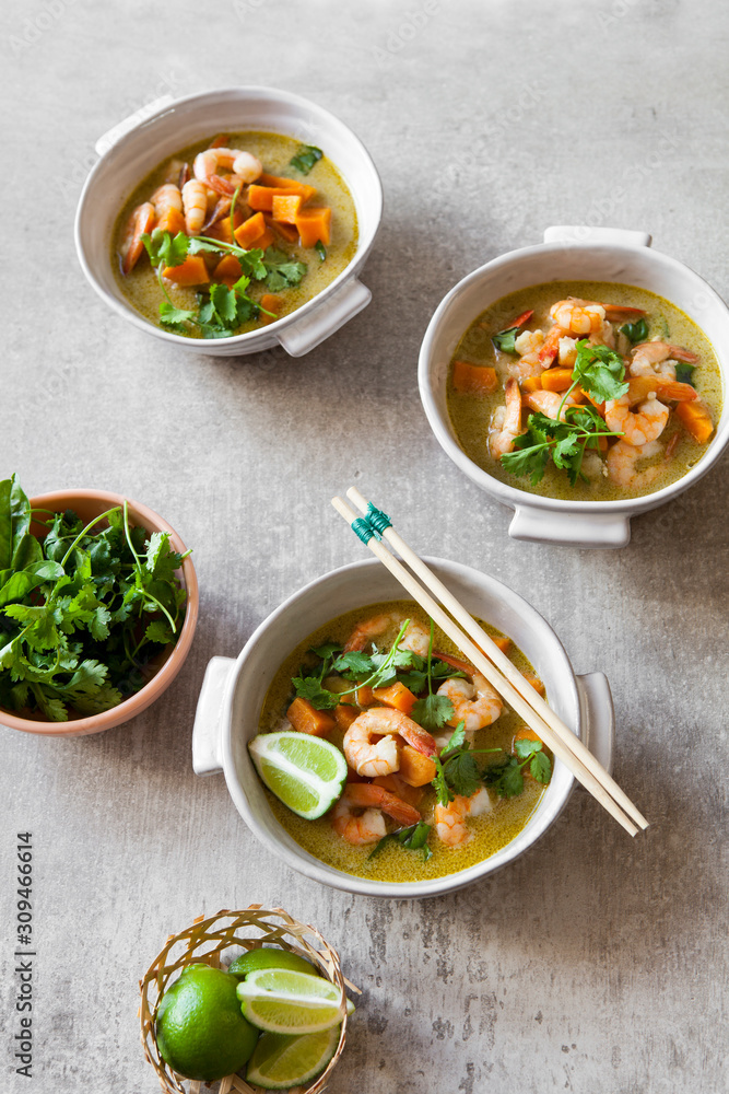 Thai shrimp and butternut squash curry Thai shrimp and butternut squash curry
