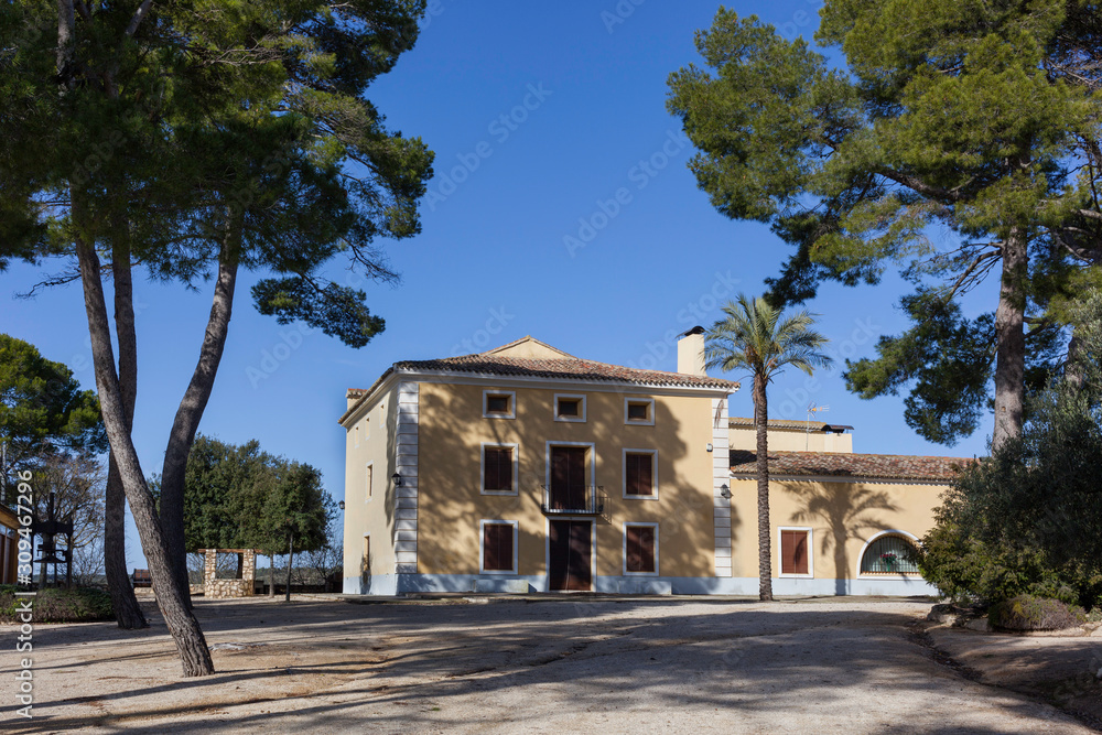 Beatifull villa in europe with trees