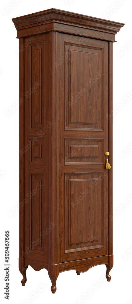 beautiful classic locker. isolated on white. beautiful classic locker. isolated on white.