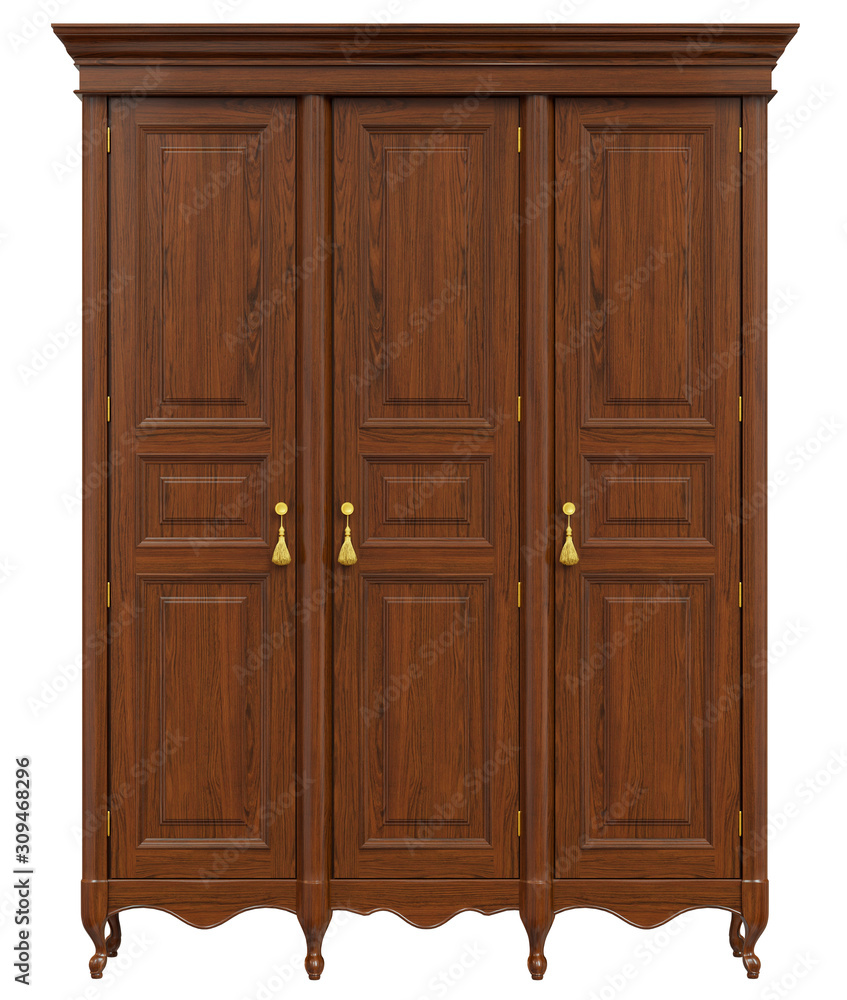 beautiful classic locker. isolated on white. beautiful classic locker. isolated on white.