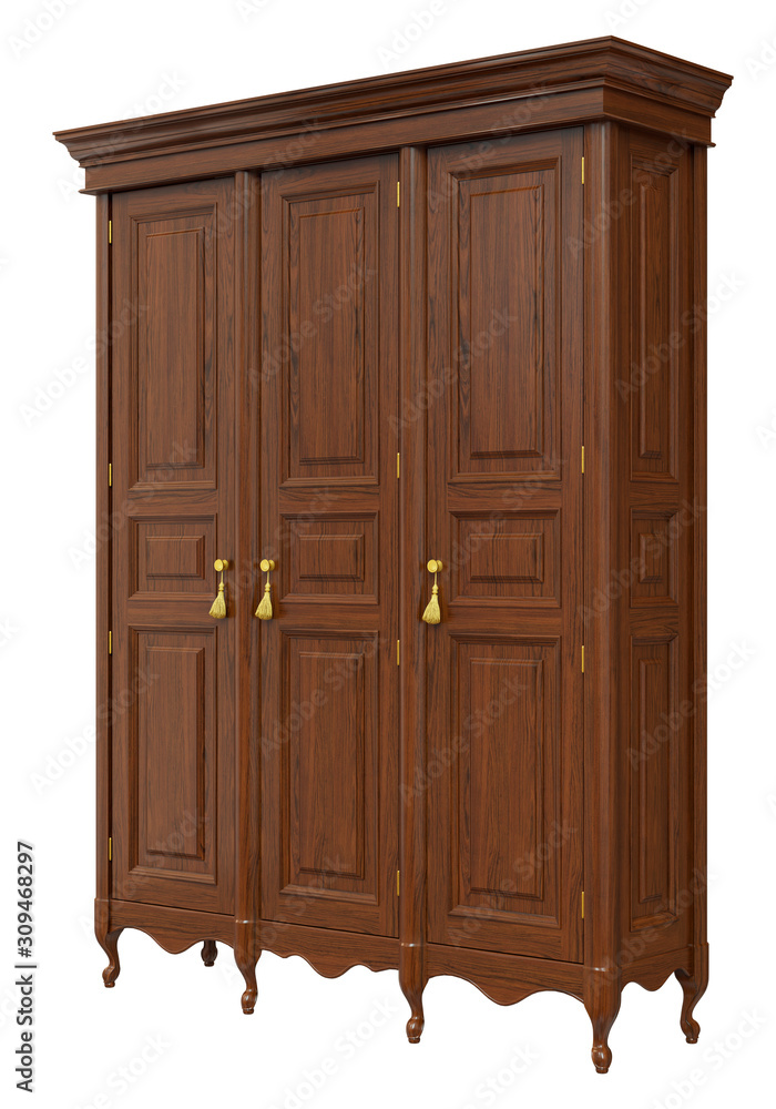 beautiful classic locker. isolated on white. beautiful classic locker. isolated on white.