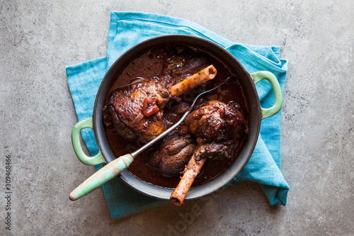 Slow cooked lamb casserole